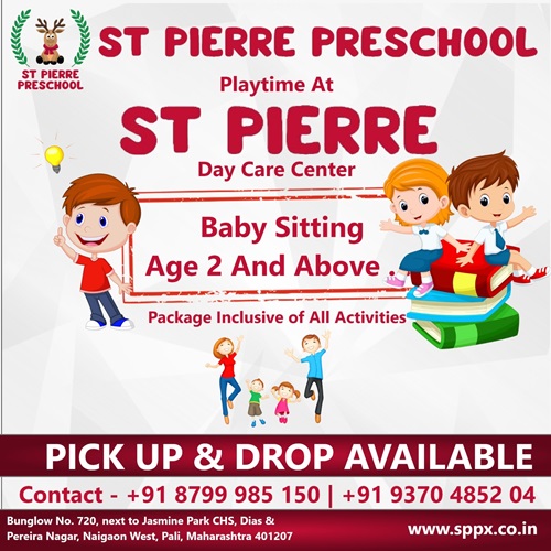 Welcome to ST PIERRE Preschool!